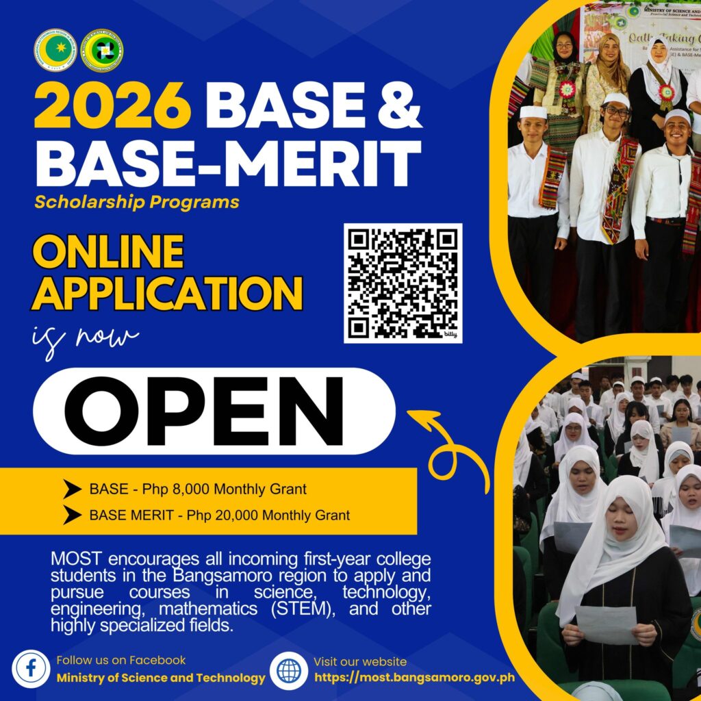 BARMM Scholarship 2026 announcement