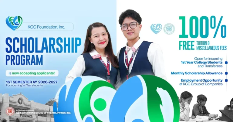 KCC Foundation Scholarship 2026–2027: Apply Now!