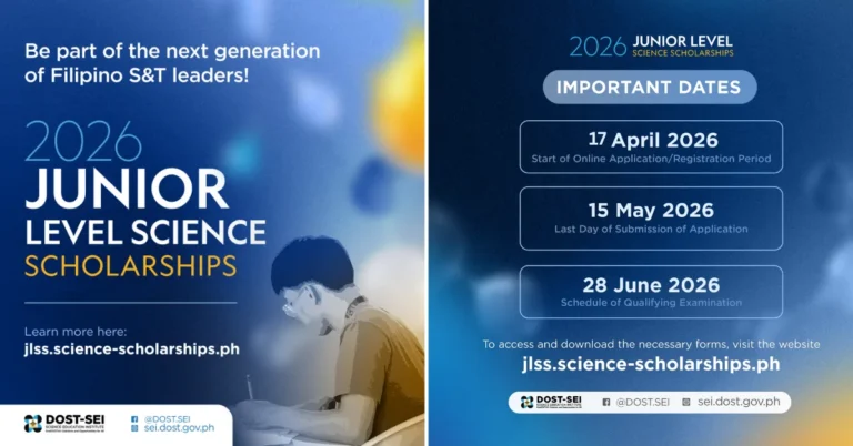 DOST JLSS Scholarship 2026: Requirements, Forms C-I & How to Apply