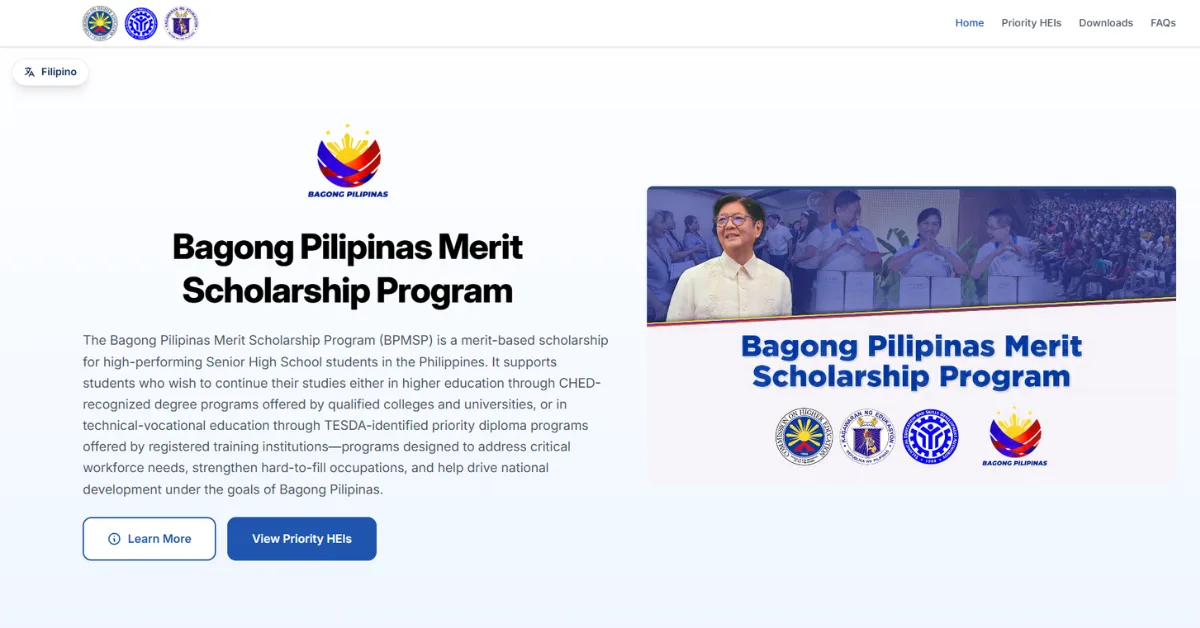CHED Bagong Pilipinas Merit Scholarship Program