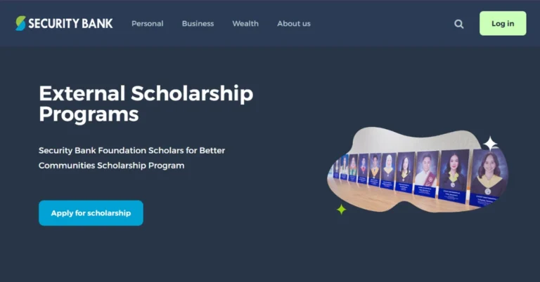 Security Bank Scholarship 2026