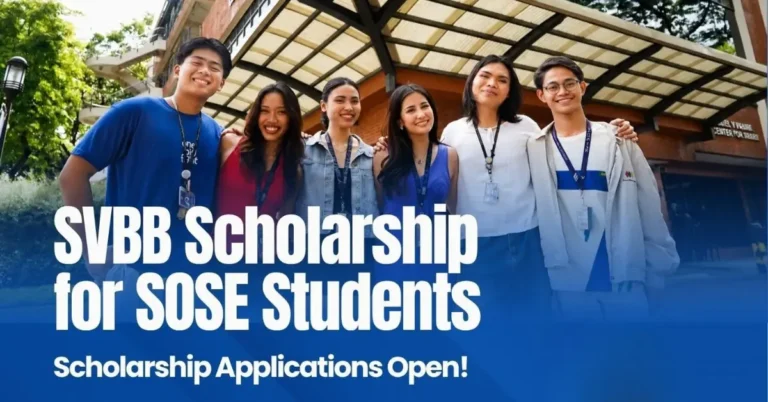 SVBB Scholarship 2026-2027 at Ateneo de Manila University: How to Apply