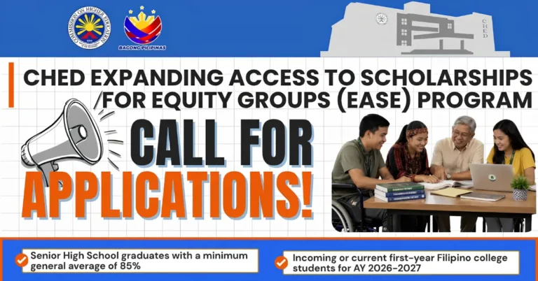 CHED EASE Scholarship 2026: Requirements and How to Apply