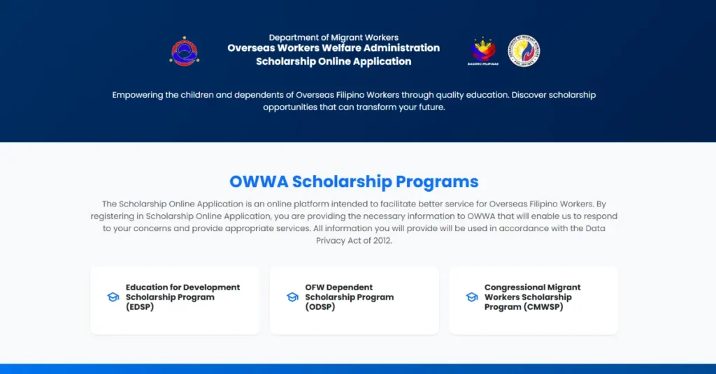 OWWA Scholarship