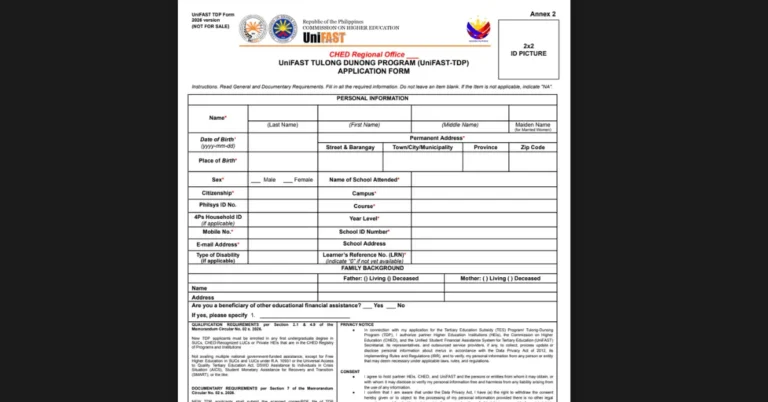 Tulong Dunong Scholarship Program 2026: Filipinos Could Receive One-Time P7,500 Financial Assistance